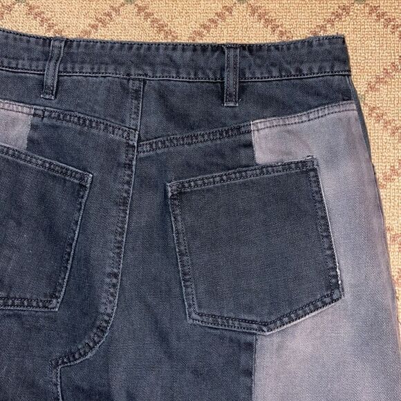 Free People black denim skirt NWOT 4 - Picture 5 of 10